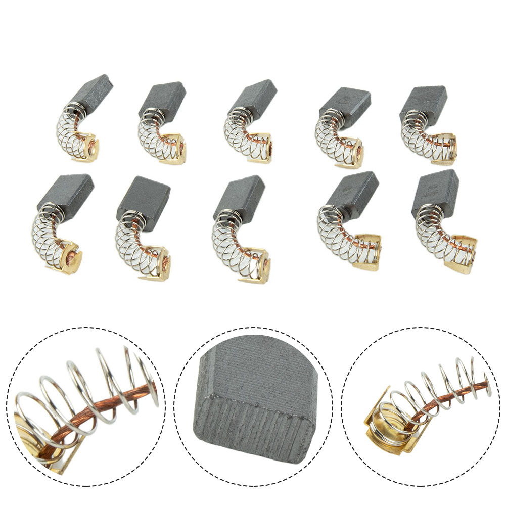 Power X Tools And Machinery - 10 spazzole in carbone da 6