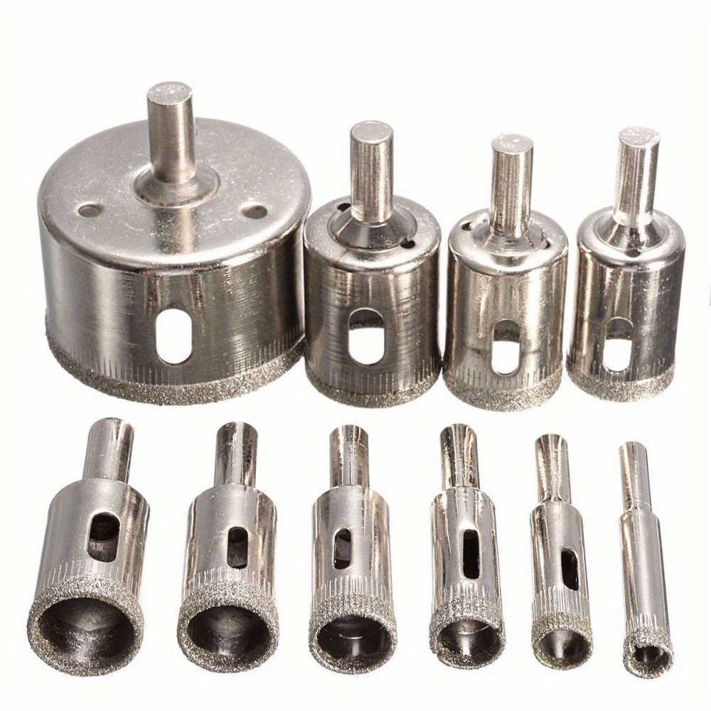 Power Tools Router - Set di 10 Punte Diamantate per