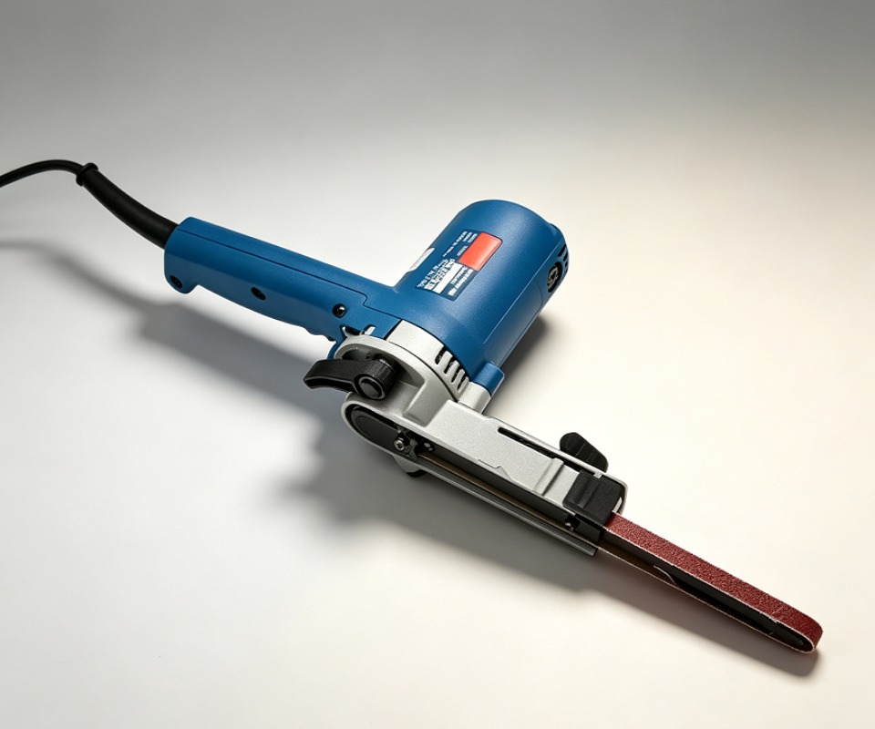 Belt Sander Portable - Mini Levigatrice a Nastro 9x533mm Fai-da-Te,