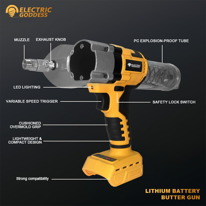 Dea elettrica Pistola per gras - Power Tools Grease recensione e prezzo